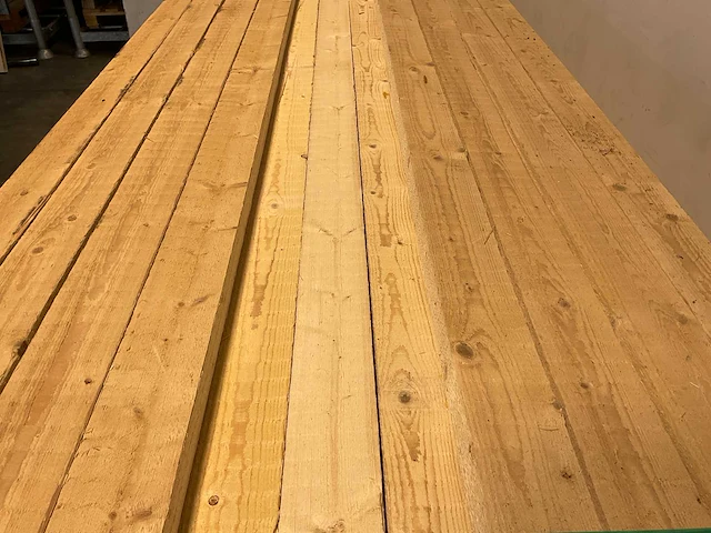 Vuren balk ruw 390x10x5 cm (50x) - afbeelding 3 van  8
