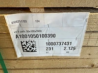 Vuren balk ruw 390x10x5 cm (50x) - afbeelding 7 van  8
