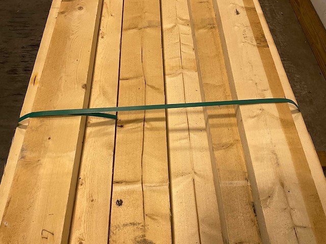 Vuren balk ruw 390x15x5 cm (30x) - afbeelding 4 van  8