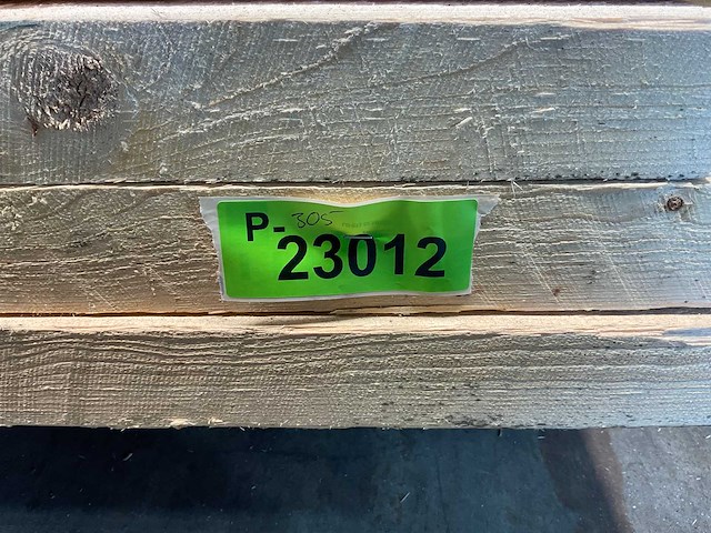 Vuren balk ruw 390x15x5 cm (30x) - afbeelding 8 van  8