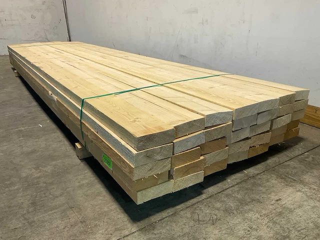 Vuren balk ruw 390x15x5 cm (34x) - afbeelding 5 van  7