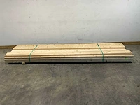 Vuren balk ruw 390x20x5 cm (17x) - afbeelding 2 van  7