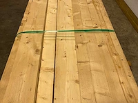 Vuren balk ruw 390x20x5 cm (17x) - afbeelding 3 van  7