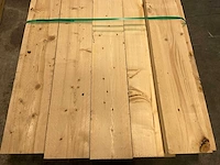 Vuren balk ruw 390x20x5 cm (17x) - afbeelding 4 van  7