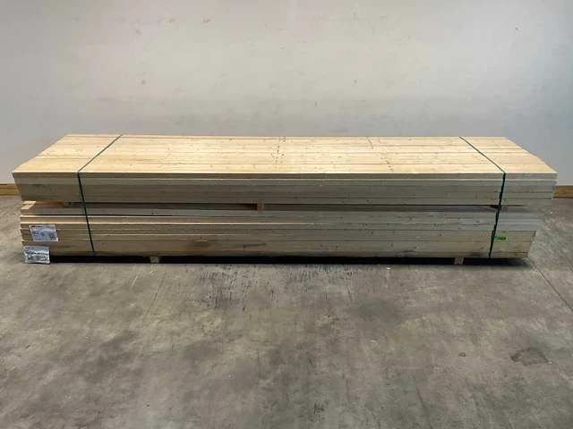 Vuren balk ruw 420x10x5 cm (50x) - afbeelding 2 van  8