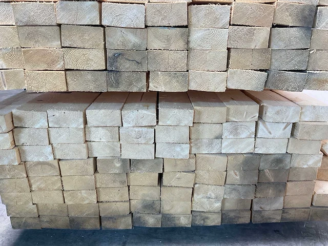 Vuren balk ruw 420x10x5 cm (50x) - afbeelding 6 van  8