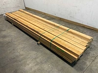 Vuren balk ruw 420x12,5x6,3 cm (24x) - afbeelding 1 van  7