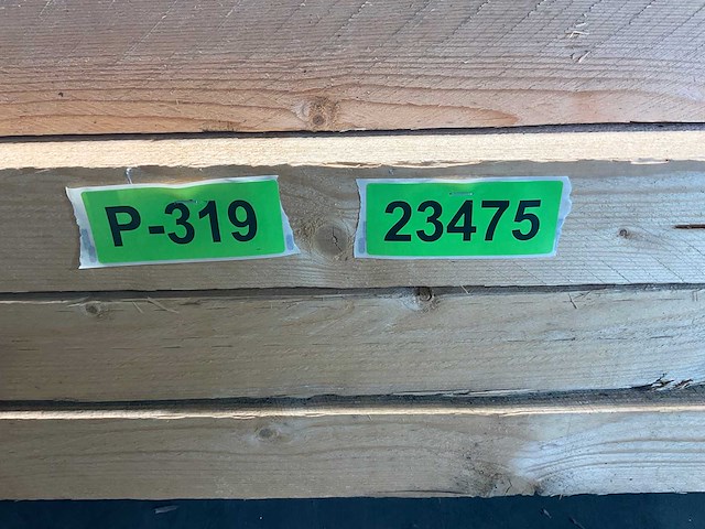 Vuren balk ruw 420x12,5x6,3 cm (24x) - afbeelding 7 van  7