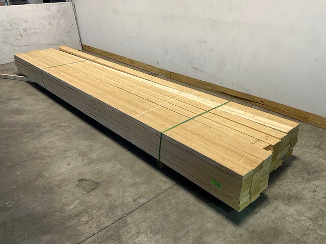 Vuren balk ruw 510x12,5x5 cm (45x) - afbeelding 1 van  7