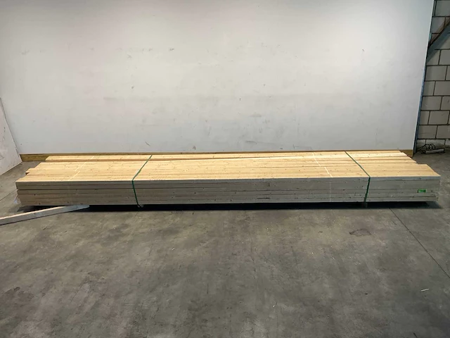 Vuren balk ruw 510x12,5x5 cm (45x) - afbeelding 2 van  7