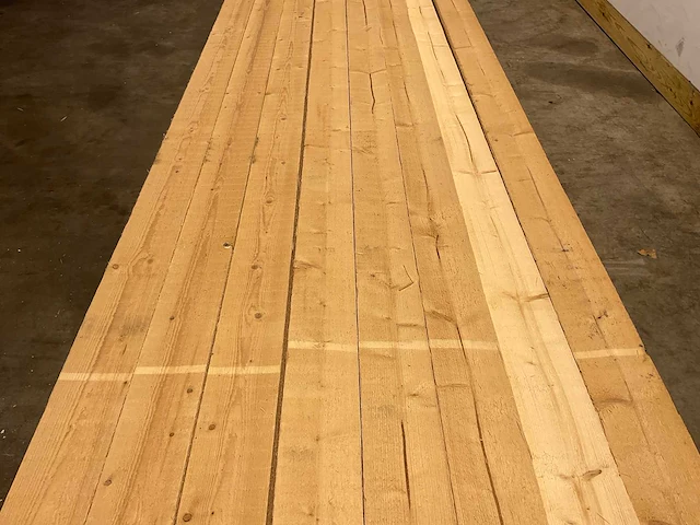 Vuren balk ruw 510x12,5x5 cm (45x) - afbeelding 3 van  7