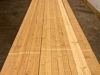Vuren balk ruw 510x12,5x5 cm (45x) - afbeelding 3 van  7