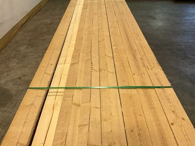 Vuren balk ruw 510x12,5x5 cm (45x) - afbeelding 4 van  7