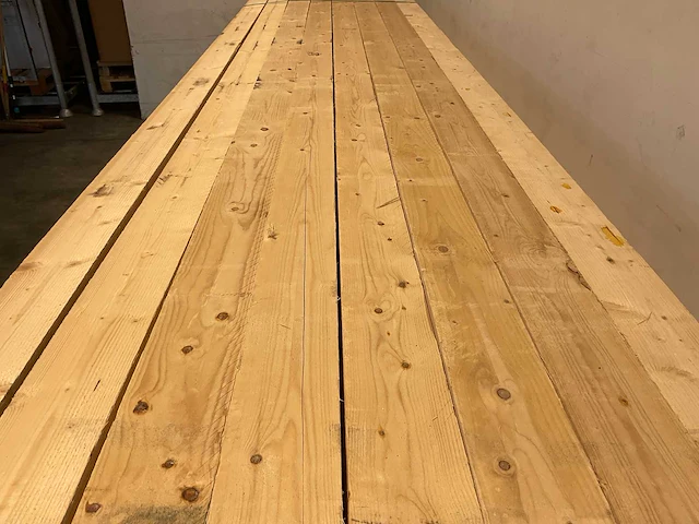 Vuren balk ruw 510x12,5x7,5 cm (25x) - afbeelding 3 van  7