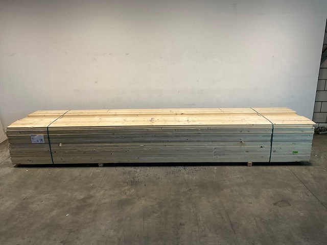 Vuren balk ruw 510x15x2,5 cm (50x) - afbeelding 2 van  6