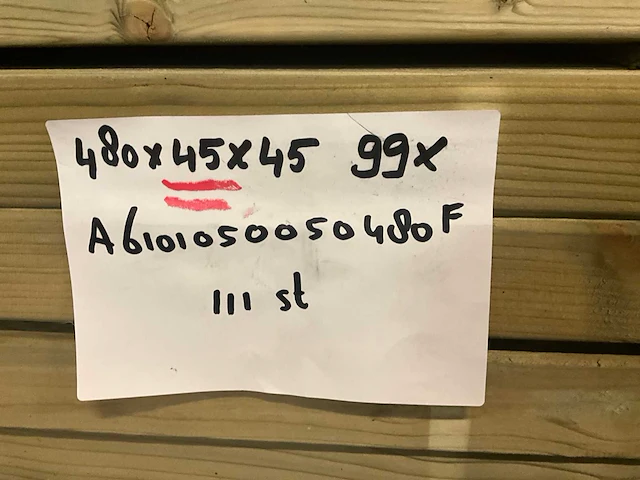 Vuren balken (319x) - afbeelding 6 van  9