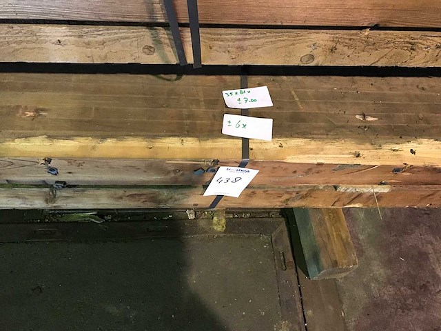 Vuren balken (6x) - afbeelding 3 van  3