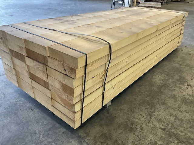 Vuren balken 70x270 mm geschaafd (32x) - afbeelding 3 van  6