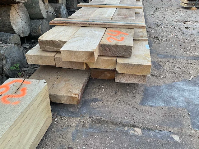 Vuren balken 75x200 mm (15x) - afbeelding 2 van  4