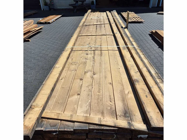 Vuren balken sls (4500-5200x89x36mm) (220x) - afbeelding 3 van  5