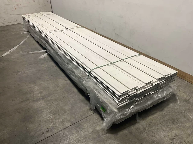 Vuren blokhutprofiel gegrond 510x12.5x2.2 cm (50x) - afbeelding 1 van  6