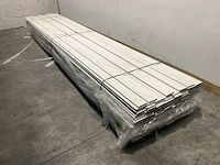 Vuren blokhutprofiel gegrond 510x12.5x2.2 cm (50x) - afbeelding 1 van  6