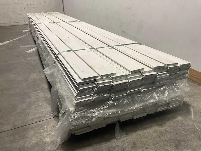 Vuren blokhutprofiel gegrond 510x12.5x2.2 cm (50x) - afbeelding 4 van  6