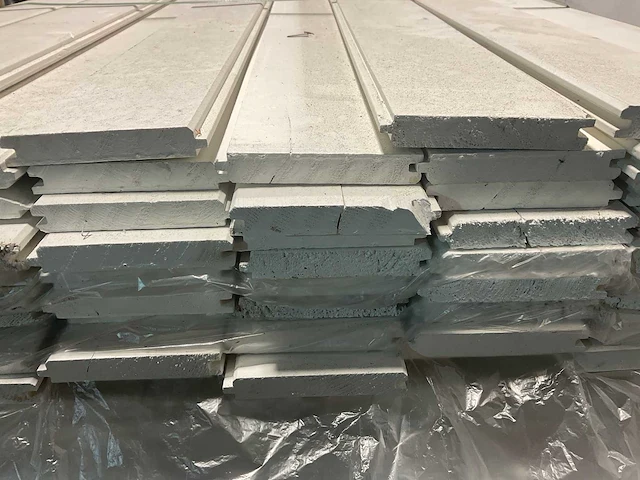 Vuren blokhutprofiel gegrond 510x12.5x2.2 cm (50x) - afbeelding 5 van  6