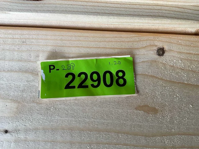 Vuren blokhutprofiel mes- en groef 119x14,5x4,5 cm (100x) - afbeelding 7 van  7