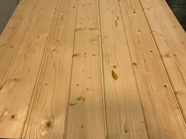 Vuren blokhutprofiel mes- en groef 149x14,5x2,8 cm (80x) - afbeelding 3 van  8