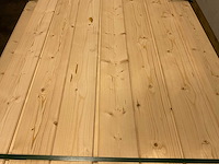 Vuren blokhutprofiel mes- en groef 149x14,5x2,8 cm (80x) - afbeelding 4 van  8