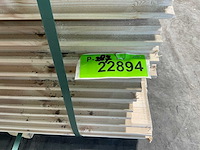 Vuren blokhutprofiel mes- en groef 149x14,5x2,8 cm (80x) - afbeelding 8 van  8