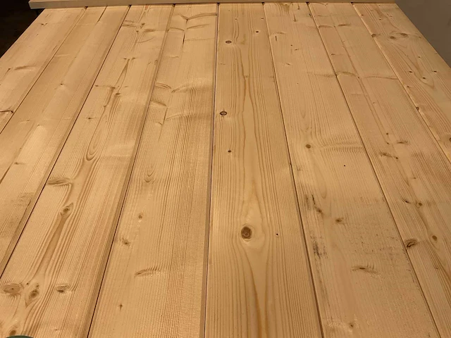 Vuren blokhutprofiel mes- en groef 149x14,5x4,5 cm (81x) - afbeelding 4 van  7