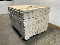 Vuren blokhutprofiel mes- en groef 149x14,5x4,5 cm (81x) - afbeelding 5 van  7