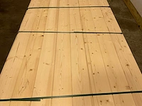 Vuren blokhutprofiel mes- en groef 209x14,5x2,8 cm (154x) - afbeelding 3 van  7