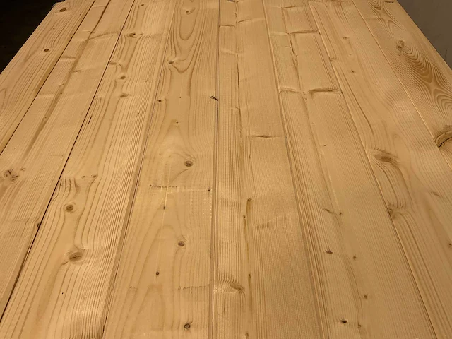 Vuren blokhutprofiel mes- en groef 209x14,5x4,5 cm (100x) - afbeelding 3 van  7