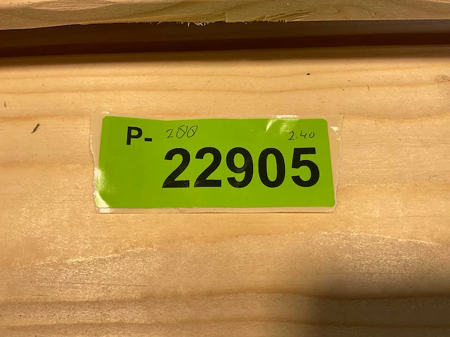 Vuren blokhutprofiel mes- en groef 239x14,5x4,5 cm (100x) - afbeelding 7 van  7