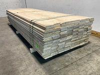 Vuren blokhutprofiel mes- en groef 330x14,5x2,8 cm (29x) - afbeelding 5 van  8