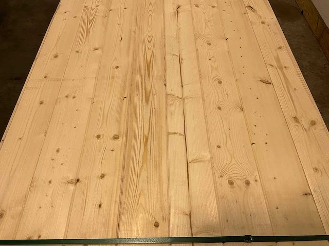 Vuren blokhutprofiel mes- en groef 330x14,5x2,8 cm (75x) - afbeelding 3 van  8