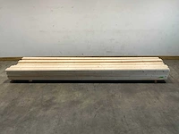 Vuren blokhutprofiel mes- en groef 420x14,5x4,5 cm (30x) - afbeelding 2 van  6