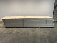 Vuren blokhutprofiel mes- en groef 480x14,5x2,8 cm (100x) - afbeelding 2 van  7