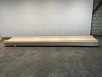 Vuren blokhutprofiel mes- en groef 540x14,5x4,5 cm (25x) - afbeelding 2 van  7