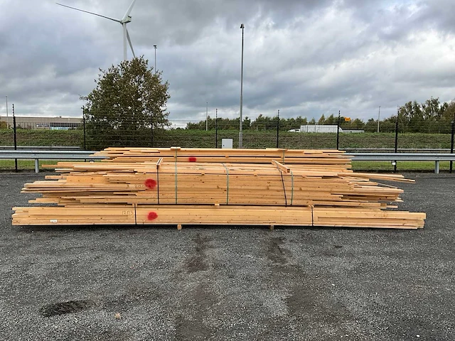 Vuren bouwhout ruw en geschaafd +/-7m3 - afbeelding 10 van  16