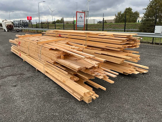 Vuren bouwhout ruw en geschaafd +/-7m3 - afbeelding 11 van  16