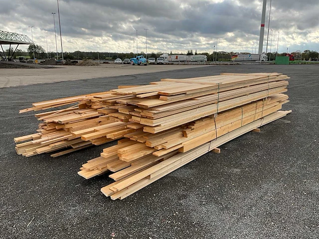 Vuren bouwhout ruw en geschaafd +/-7m3 - afbeelding 13 van  16