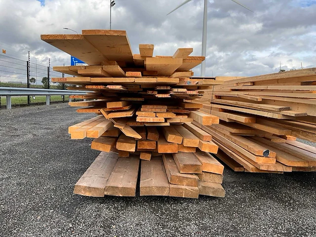Vuren bouwhout ruw en geschaafd +/-7m3 - afbeelding 8 van  16