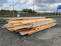 Vuren bouwhout ruw en geschaafd +/-7m3 - afbeelding 1 van  16