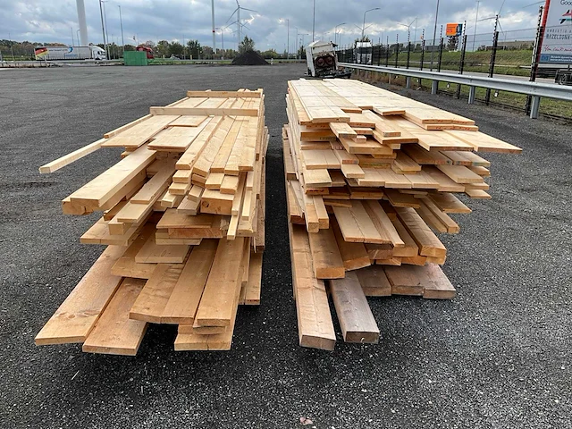 Vuren bouwhout ruw en geschaafd +/-7m3 - afbeelding 12 van  16