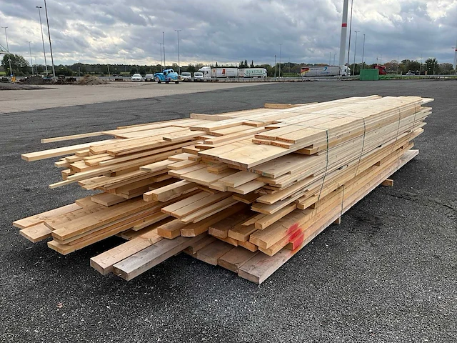Vuren bouwhout ruw en geschaafd +/-7m3 - afbeelding 13 van  16