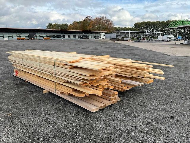 Vuren bouwhout ruw en geschaafd +/-7m3 - afbeelding 14 van  16